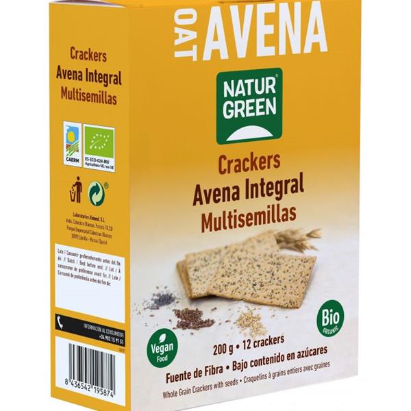 Crackers De Avena Multisemillas 200g